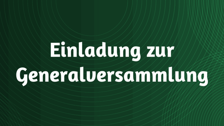 Mehr über den Artikel erfahren Einladung zur Generalversammlung 2025