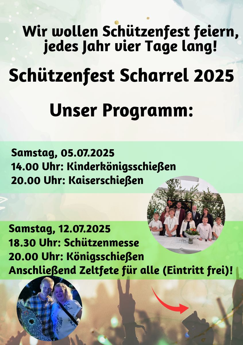 Mehr über den Artikel erfahren Schützenfest Scharrel 2025