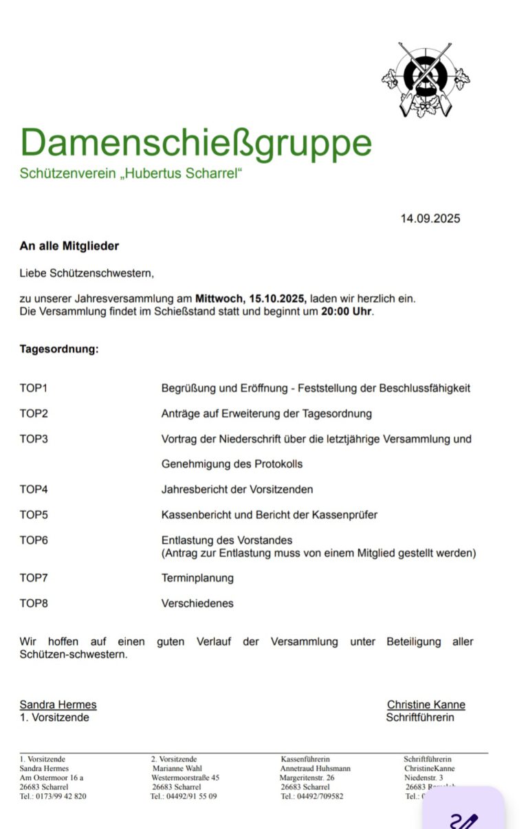Mehr über den Artikel erfahren Einladung Jahresversammlung DSG