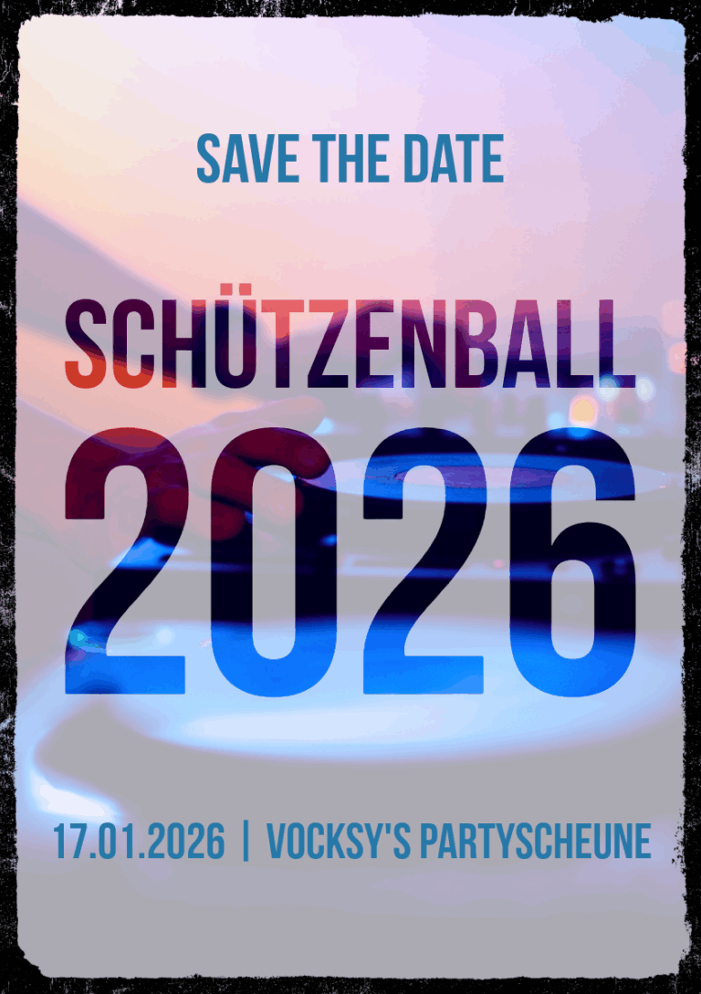 Mehr über den Artikel erfahren Einladung zum Schützenball 2025