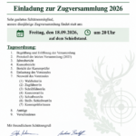 Einladung Zugversammlung Zug I